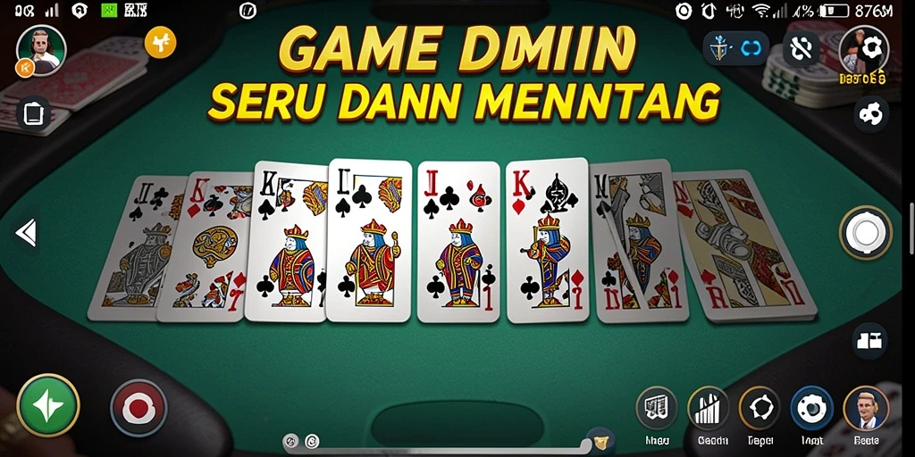 Gameplay seru dan mengasyikkan dalam game Domino 8768.