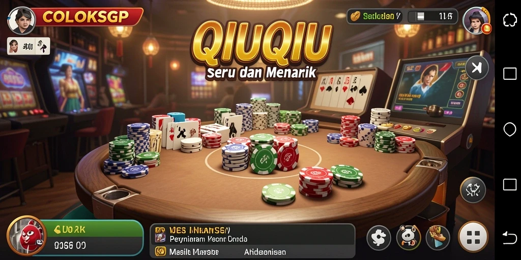 Tampilan gameplay QiuQiu yang mendebarkan di COLOKSGP.