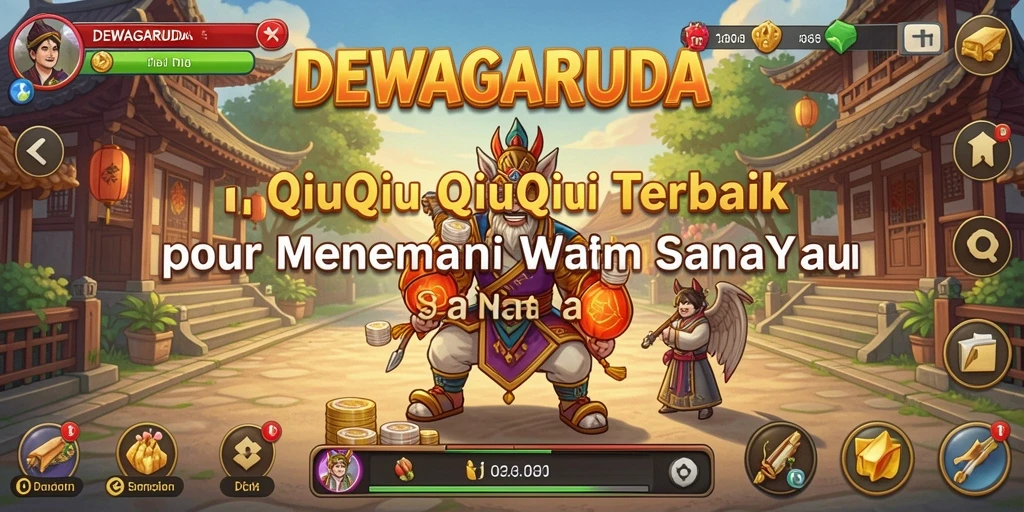 Tampilan gameplay seru dari DEWAGARUDA dalam permainan QiuQiu.