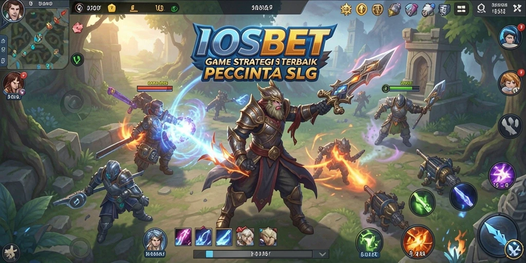 Screenshot utama IOSBET menampilkan gameplay SLG yang mendebarkan.