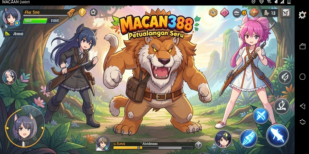 Screenshot utama dari gameplay seru di MACAN388.