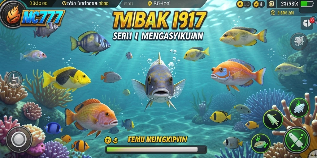 Tampilan gameplay seru Tembak Ikan di MC777.