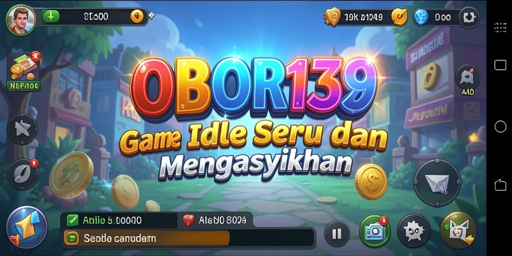 Tampilan gameplay OBOR138 yang seru dan menarik dalam mode idle.