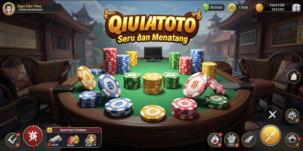 Tampilan gameplay QiuQiu yang seru dan interaktif di RUPIAHTOTO.