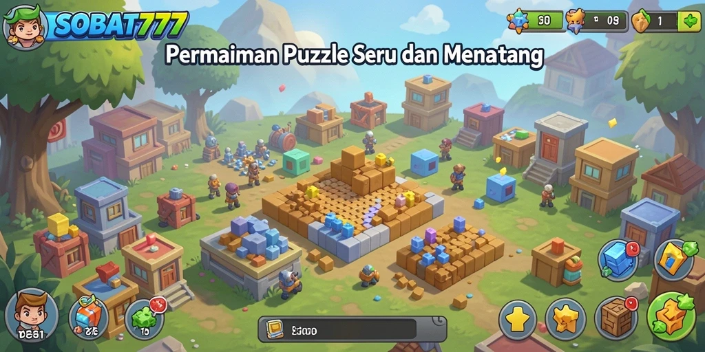 Tampilan gameplay SOBAT777 yang menantang dan seru.