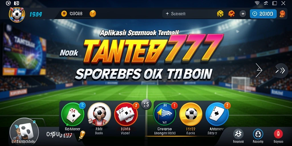 Tampilan permainan Sportsbook di TANTE777 yang menawan.