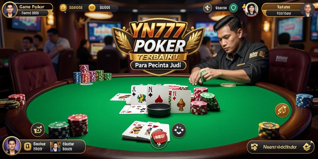 Screenshot gameplay YN777 menampilkan aksi seru permainan Poker.